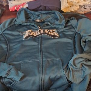 Vintage Philadelphia Eagles NFL Team Apparel Teal Jacket